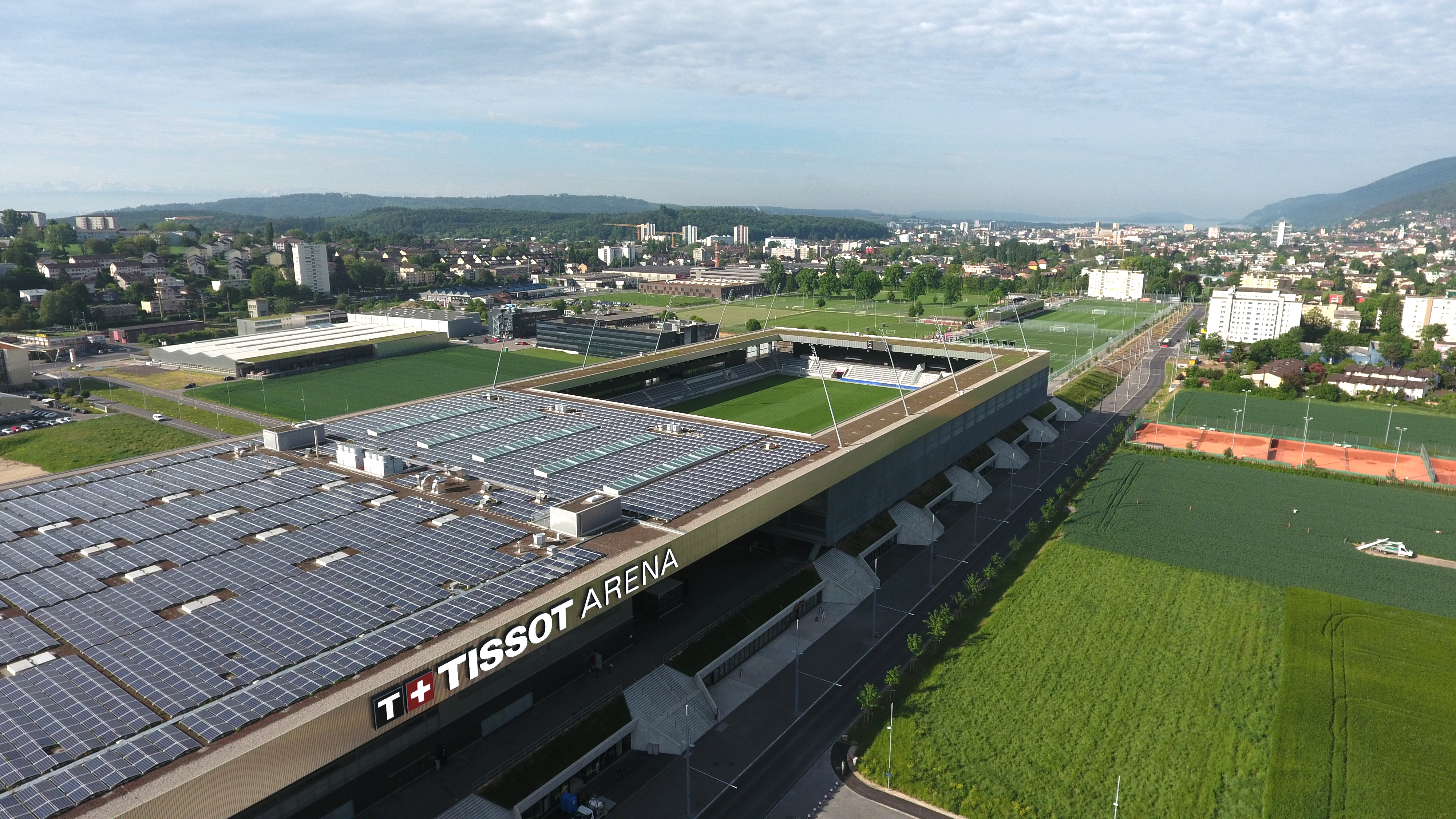 Neubau Tissot Arena Stadion Biel Emch Berger